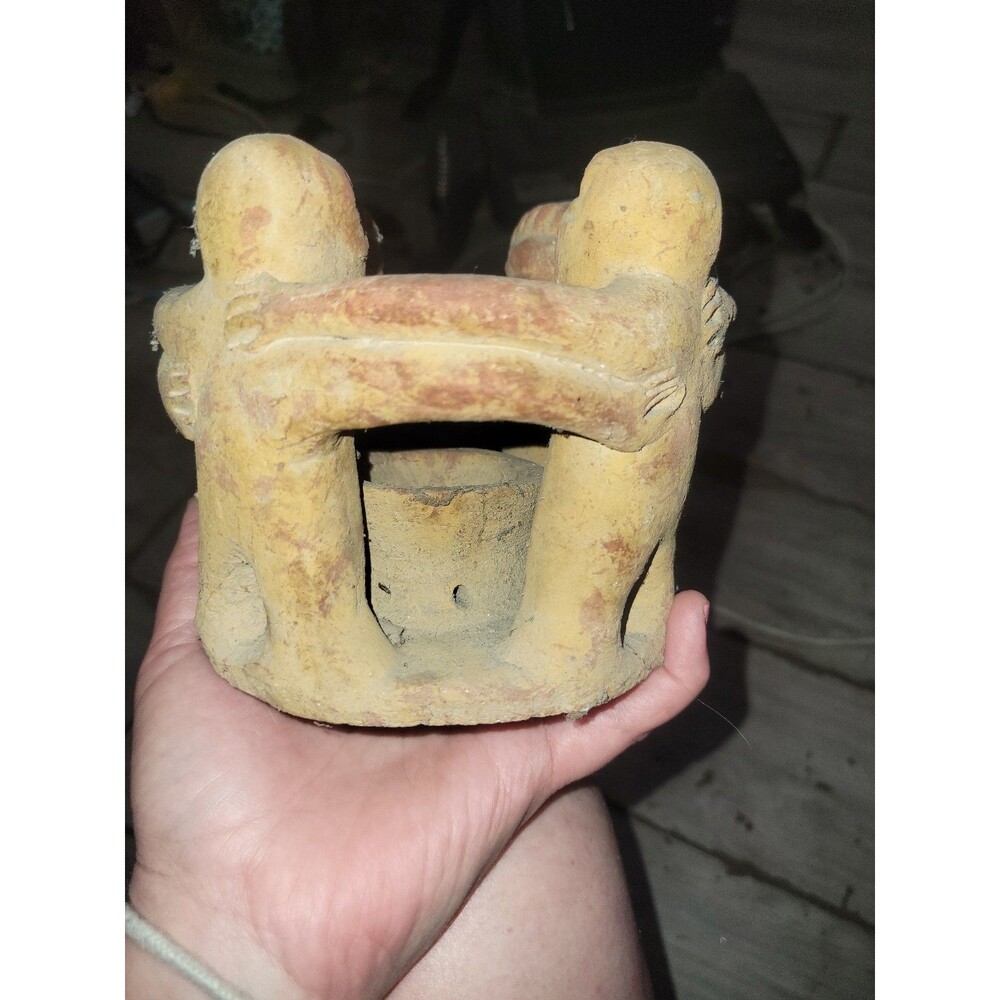 Circle of Friends terracotta candle holder